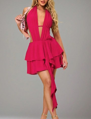 Rochie scurta SHEIN, roz