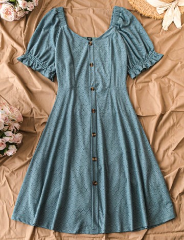 Rochie scurta SHEIN CURVE, verde