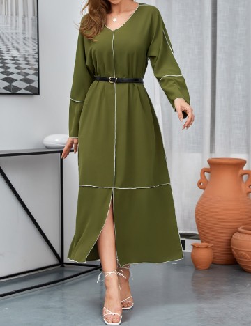 Rochie lunga SHEIN, verde