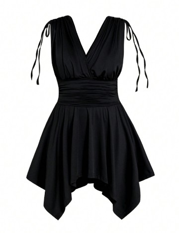 Rochie scurta SHEIN CURVE, negru