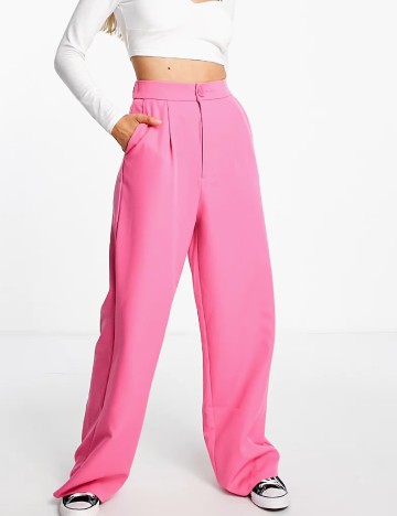 Pantaloni Stradivarius, roz