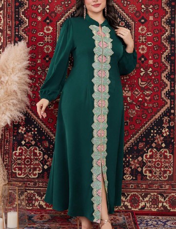 Rochie lunga SHEIN CURVE, verde