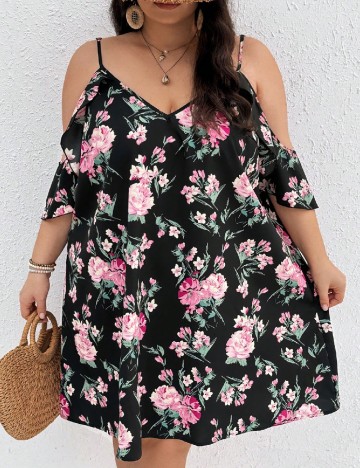 Rochie lunga SHEIN CURVE, floral