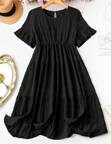 Rochie scurta SHEIN CURVE, negru