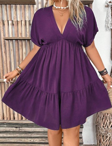 Rochie scurta SHEIN CURVE, mov