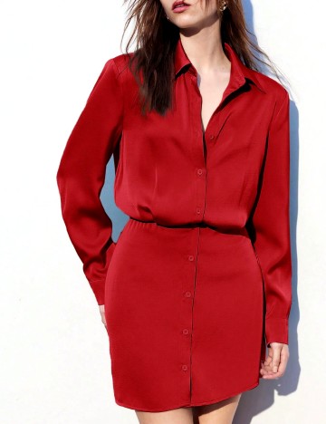 Rochie scurta SHEIN, rosu