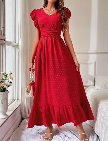 Rochie lunga SHEIN, rosu