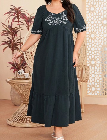 Rochie lunga SHEIN CURVE, negru