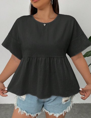 Bluza SHEIN CURVE, negru