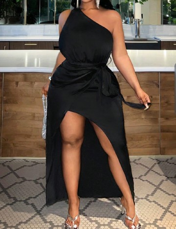 Rochie medie SHEIN CURVE, negru