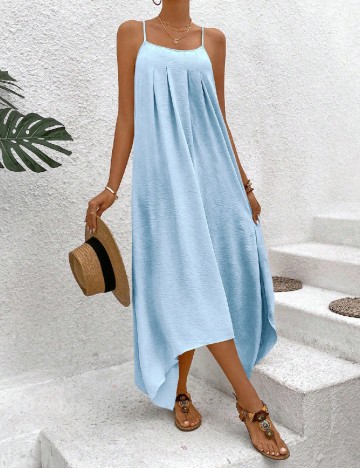 Rochie lunga SHEIN, albastru