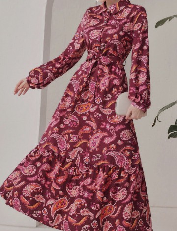 Rochie lunga SHEIN, pruna