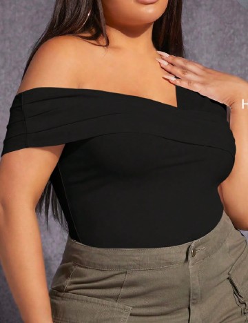 Bluza SHEIN CURVE, negru