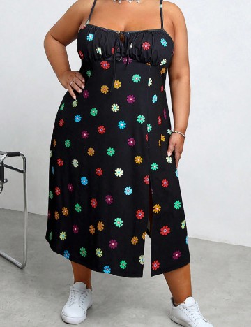 Rochie medie SHEIN CURVE, negru