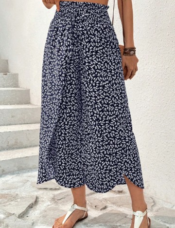 Pantaloni SHEIN, bleumarin