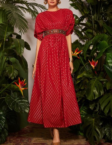 Rochie lunga SHEIN, rosu