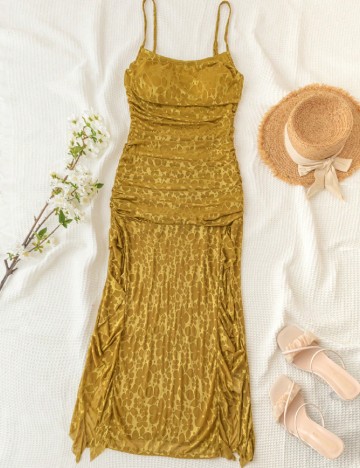 Rochie lunga SHEIN CURVE, verde