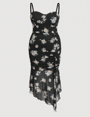 Rochie medie SHEIN CURVE, negru