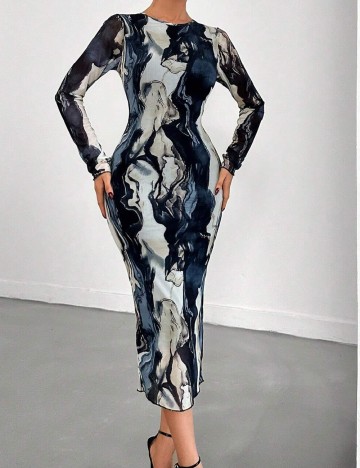 Rochie lunga SHEIN, albastru