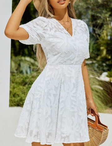 Rochie scurta SHEIN, alb