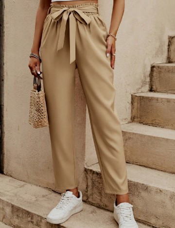 Pantaloni Emery Rose, bej