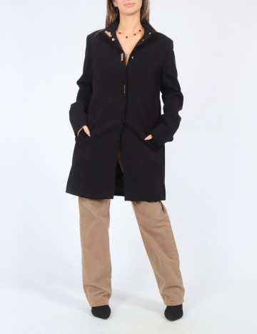 Palton Piazza Italia, negru