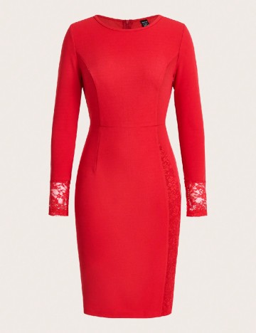 Rochie scurta SHEIN, rosu
