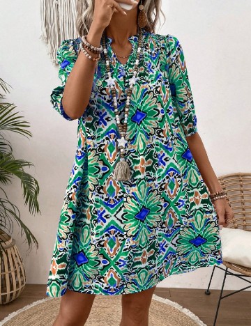 Rochie scurta SHEIN, mix culori