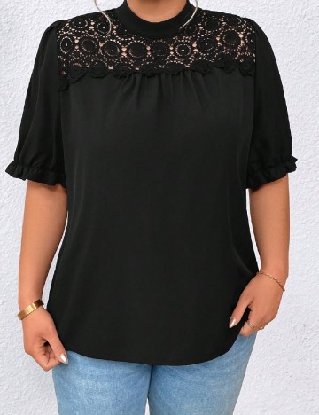 Bluza SHEIN CURVE, negru