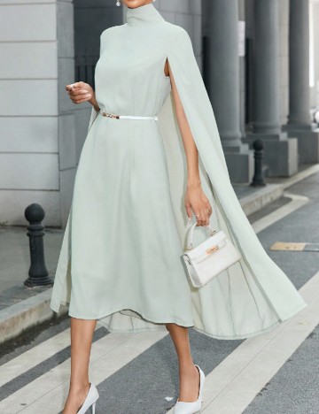 Rochie medie SHEIN, verde