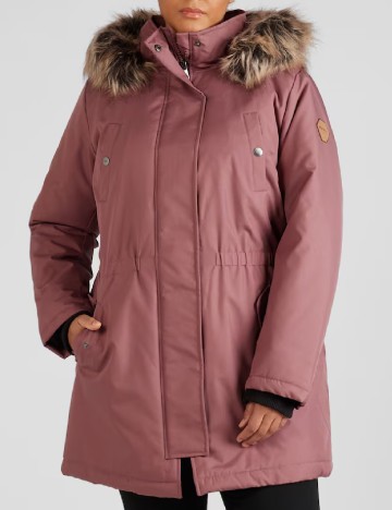 Geaca Only Carmakoma, roz pudra