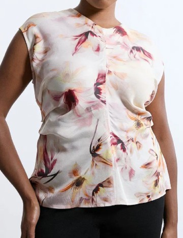 Bluza Karen Millen Plus Size, floral print