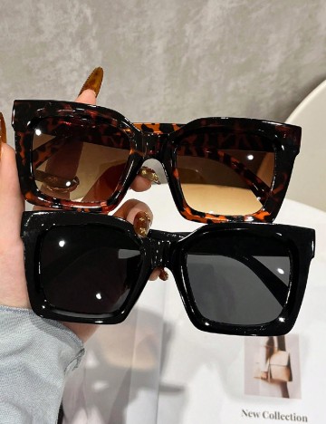 Set ochelari de soare 2 perechi SHEIN, mix culori