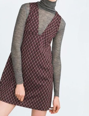 Rochie scurta Zara, mix culori