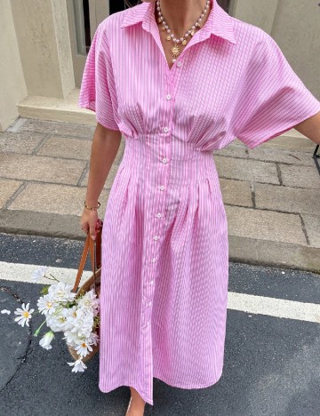 Rochie medie SHEIN, roz