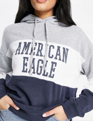 
						Hanorac OVERSIZE American Eagle, gri