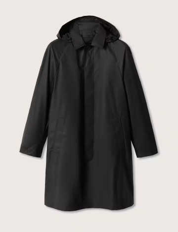 Trench Mango, negru