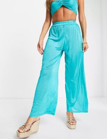 Pantaloni ASOS, turcoaz