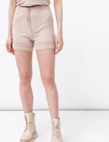 Pantaloni scurti Vila, crem, S