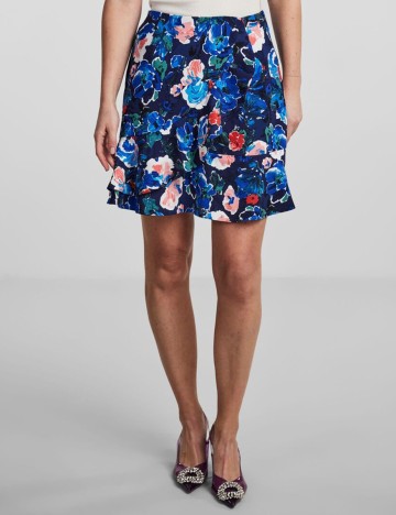 Fusta Y.A.S, albastru, L