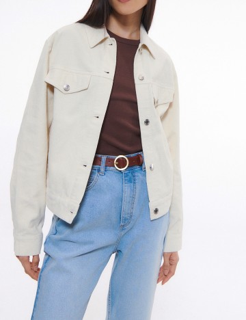 Jacheta Reserved, ecru, XL