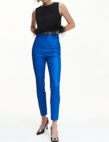 Pantaloni Reserved, albastru