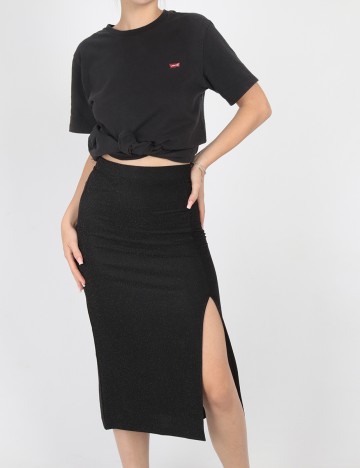 Fusta Pieces, negru, M