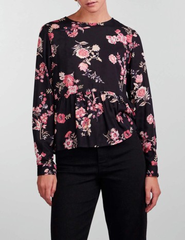 Bluza Pieces, negru, XS