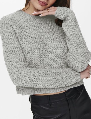 Pulover Only, gri, XL