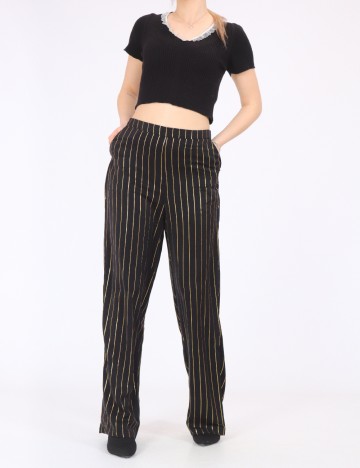 Pantaloni Vila, negru