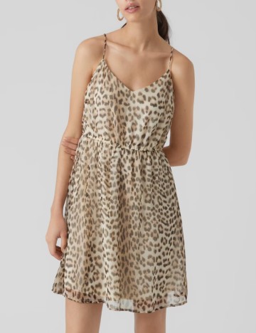 Rochie scurta Vero Moda, animal print