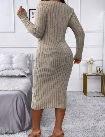 Rochie medie SHEIN CURVE, bej