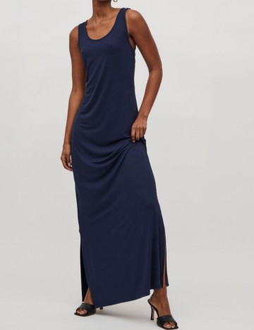 Rochie lunga Vila, bleumarin