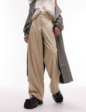 Pantaloni Top Shop, crem